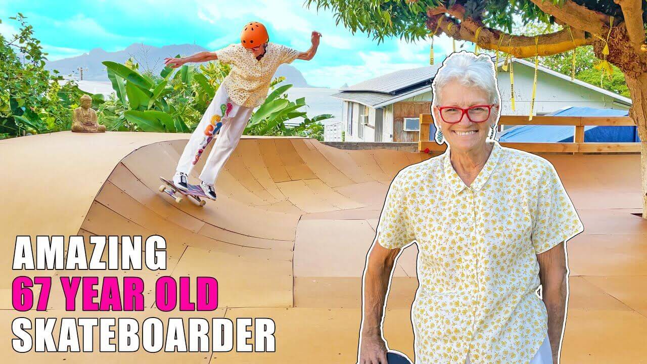 67 Year Old Skateboarder