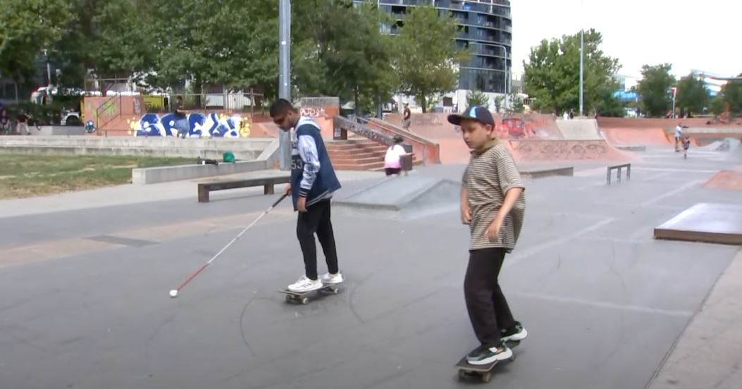 Blind Skateboarders Abdul and Mo Syed