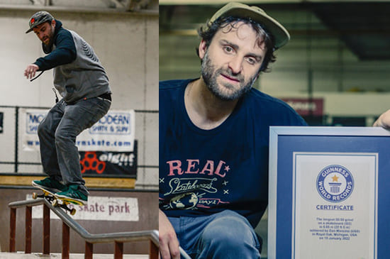Blind Skater Dan Mancina Guinness World Record
