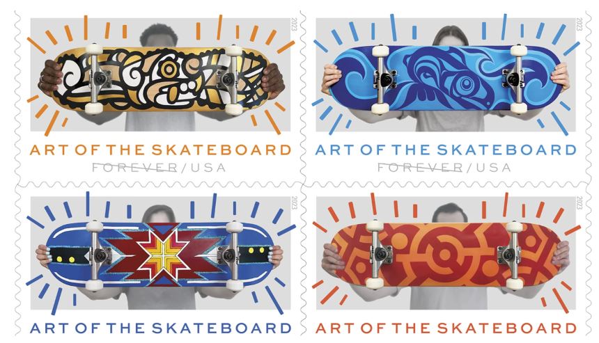 Skateboard Stamp