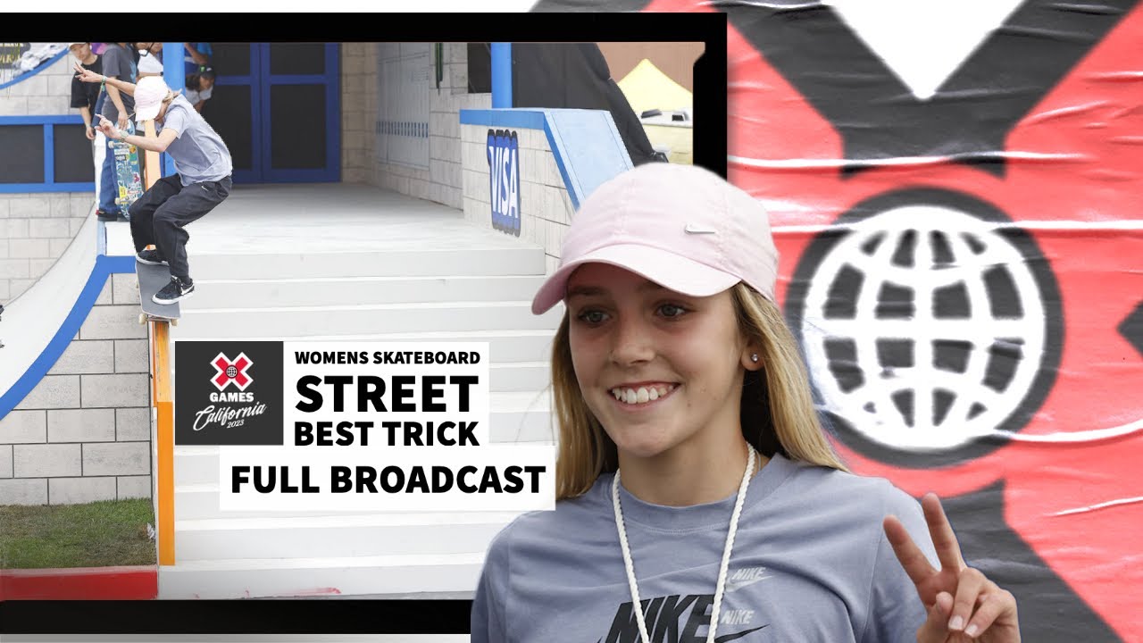X Games Women's Skateboard Street Best Trick