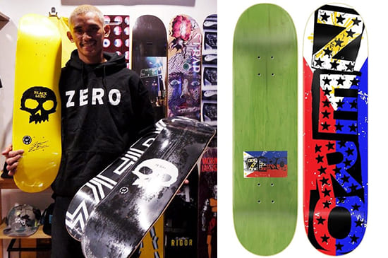 Zero Skateboards Motic Pilipinas Board