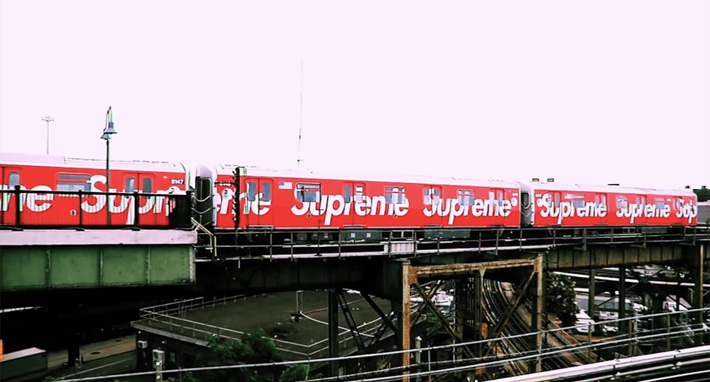 Supreme L Train Ad